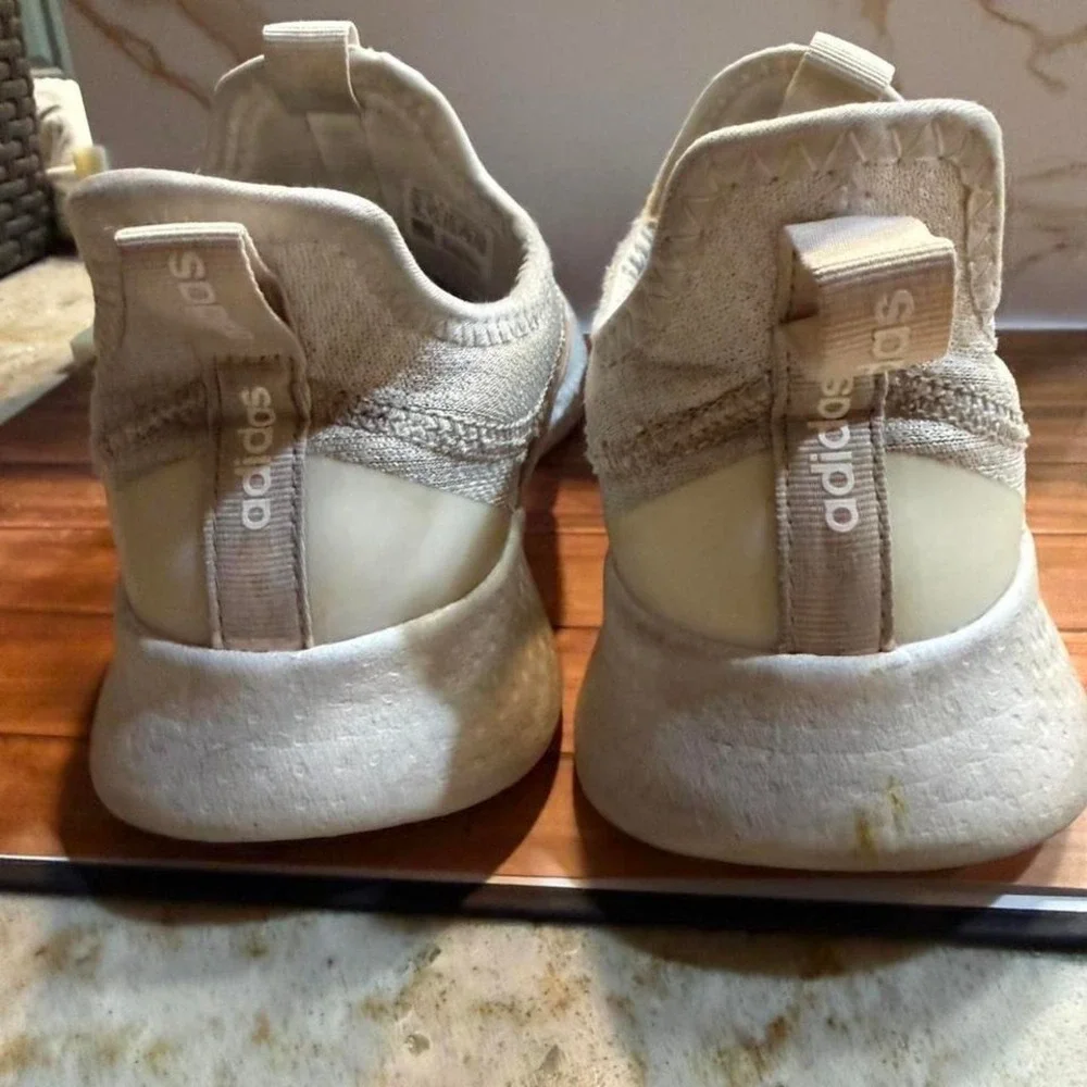 Adidas grey and white trainers #sneakers #adidas size 9
